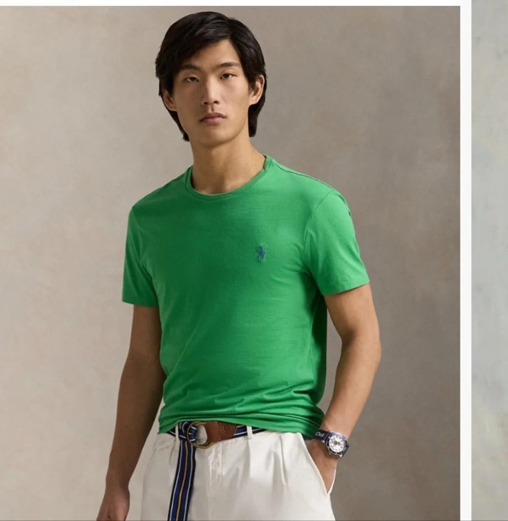 NWT Polo Ralph Lauren XL Classic Fit Green Crewneck Short‎ Sleeve Cotton Tshirt